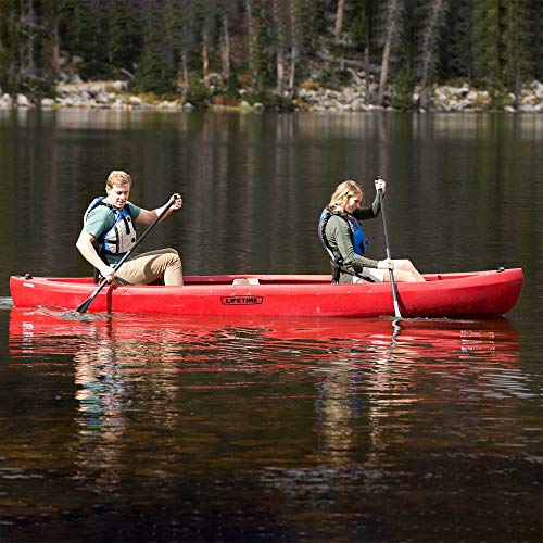 Lifetime Kodiak Canoe Set with Red 13