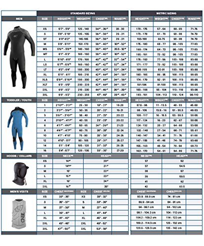 O'Neill Epic 4/3mm Back Zip Full Wetsuit, Black