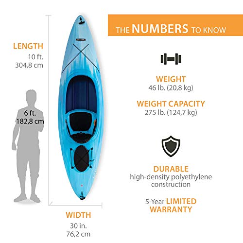 Sky Fusion 10-Foot Kayak: Lifetime Cruze 100, 2-Pack