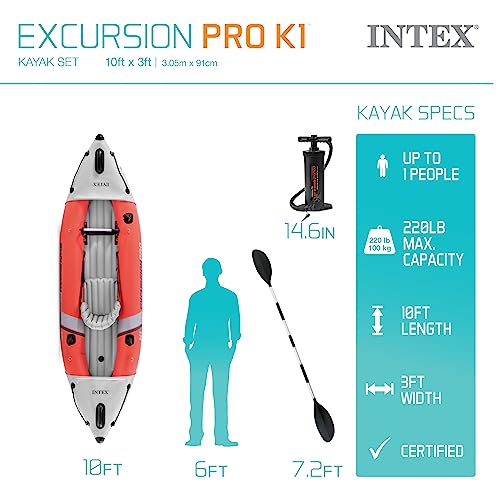 INTEX 68303EP Excursion Pro K1 Inflatable Kayak