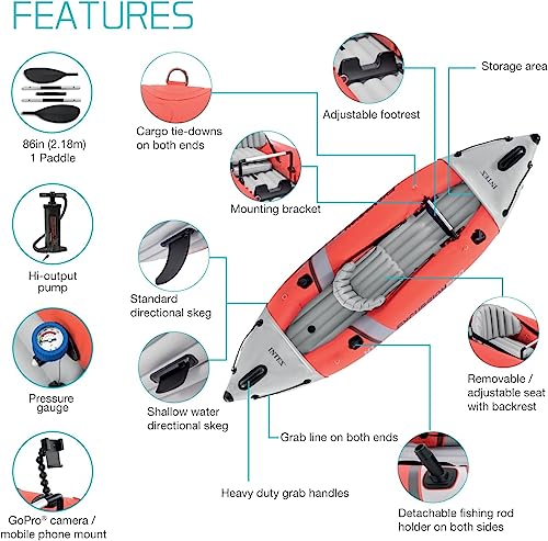 INTEX 68303EP Excursion Pro K1 Inflatable Kayak