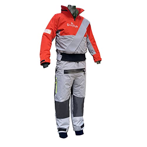 Men's Cold Water Kayaking Drysuit with Detachable Hood