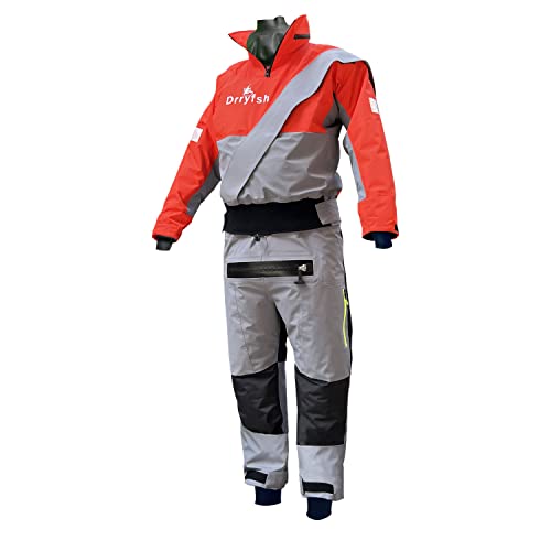 Men's Cold Water Kayaking Drysuit with Detachable Hood