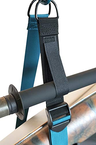 Double Kayak Storage Strap System - Indoor/Outdoor Paddle Hangers