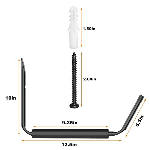 WALMANN Kayak Storage Rack: Wall Mount Utility Hooks