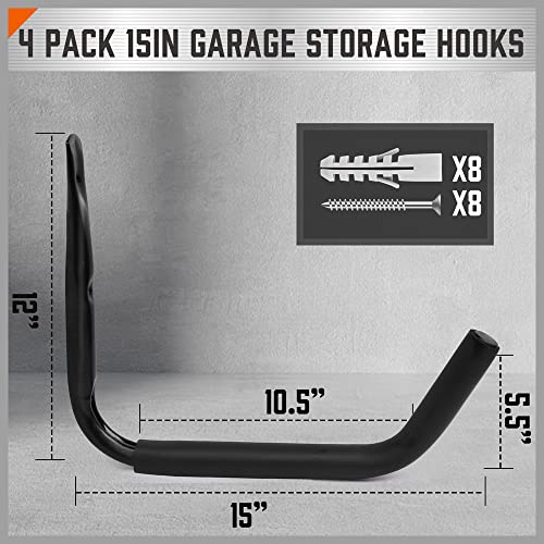 Kayak Storage Racks, Wall Mounted, 100 LB Capacity