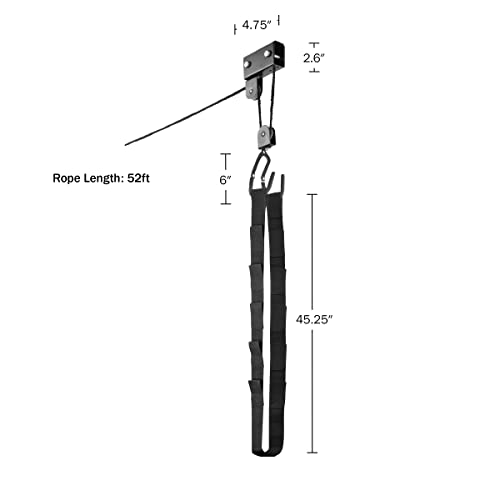Premium Quality Kayak Hoist with 125 lb Capacity