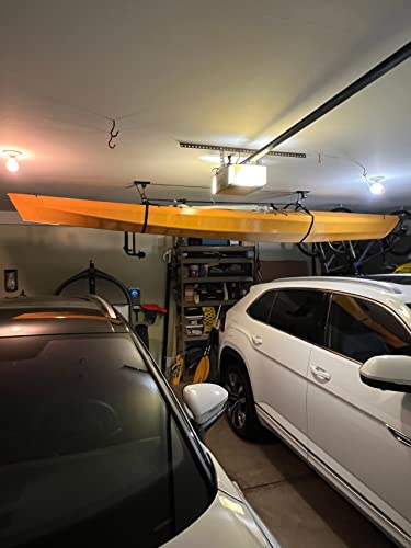 Ceiling Pulley System for Kayak and Canoe Storage