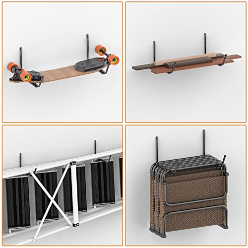 WALMANN Kayak Storage Rack: Wall Mount Utility Hooks