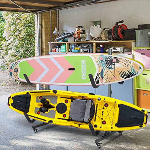 Adjustable Kayak Stand - Store Two Kayaks, Canoes