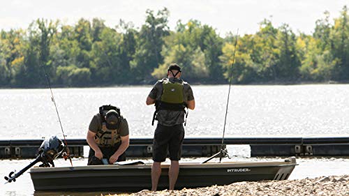 12 ft. Pelican Jon Fishing Boat - Ideal for Hunting/Fishing (Khaki/Beige)