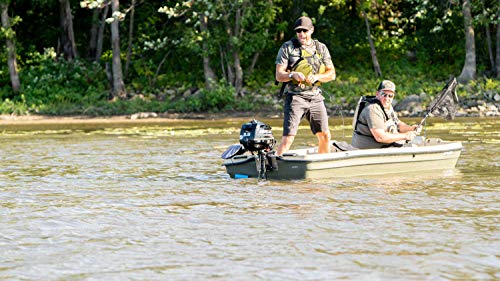 12 ft. Pelican Jon Fishing Boat - Ideal for Hunting/Fishing (Khaki/Beige)