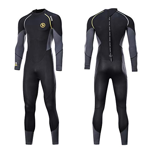 ZCCO 3mm Neoprene Wetsuit - Full Body - Men's
