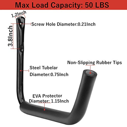 Garage Storage Hooks for Kayaks and Canoes