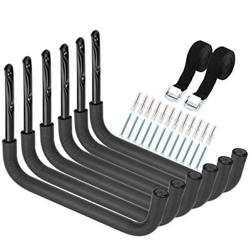 6-Pack Heavy Duty Kayak Storage Racks