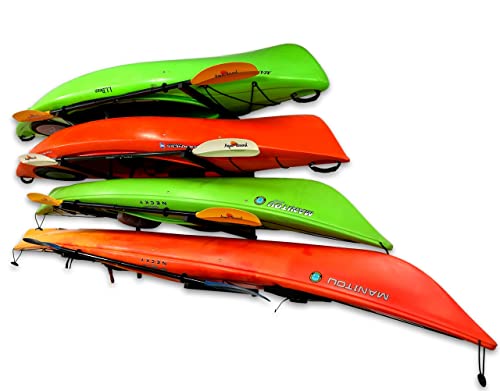 StoreYourBoard Garage Kayak Rack: Adjustable, Heavy Duty, Organizer