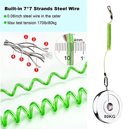 Retractable Fishing Lanyard for Kayaking and Canoeing