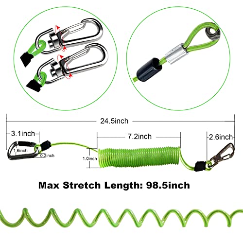 Retractable Fishing Lanyard for Kayaking and Canoeing