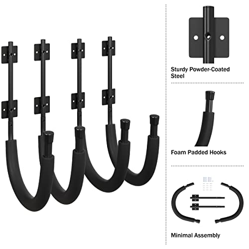Heavy Duty Kayak Wall Hangers for Storage