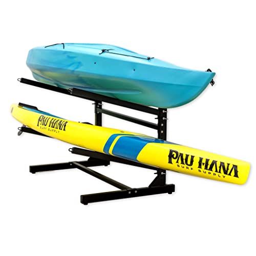 Teal Triangle Freestanding Kayak & SUP Storage Rack
