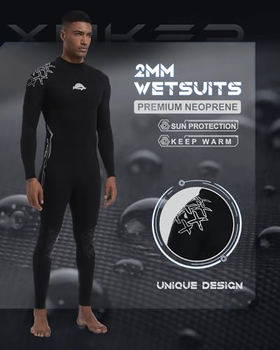 2mm Neoprene Full Body Wetsuit for Kayaking