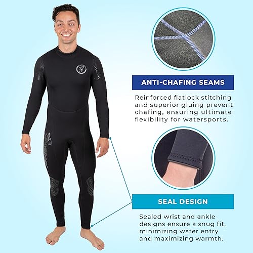 Seavenger Alpha Fullsuit Wetsuit (Dark Floral, 13)