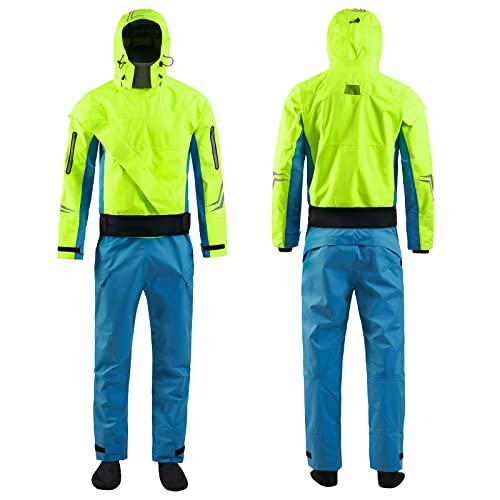 Hooded Green Women's Paddling Dry Suit (Size: L)
