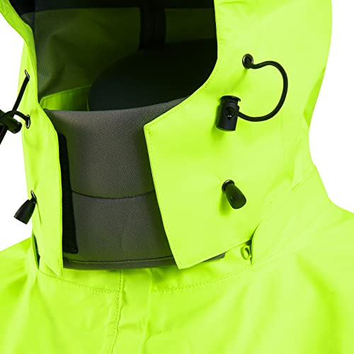 Hooded Green Women's Paddling Dry Suit (Size: L)