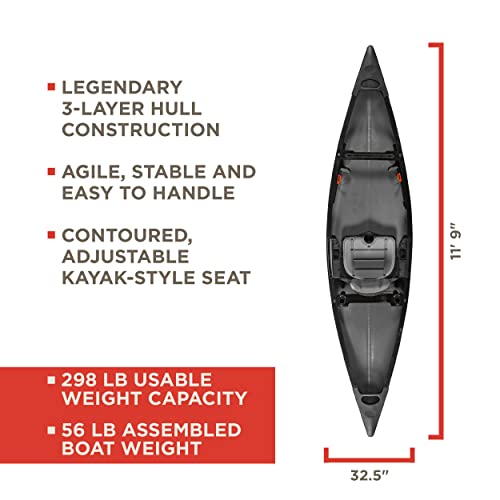 Old Town Solo 119 Fishing Canoe in Ember Camo