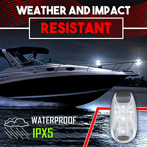 BLITZU LED Safety Lights for Kayak, Canoe & More