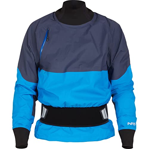 NRS Men's Stratos Paddling Jacket - Blue (L)