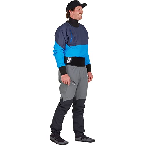 NRS Men's Stratos Paddling Jacket - Blue (L)
