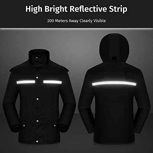 iCreek All-Sport Rain Suit for Kayakers - Black