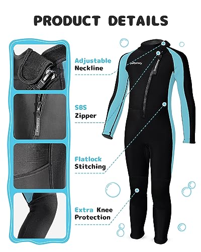 Kids Wetsuit: Super Stretchy for Water Sports
