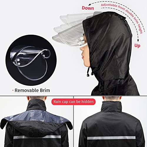 iCreek All-Sport Rain Suit for Kayakers - Black