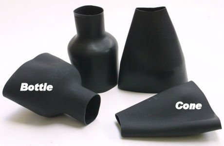 Bottleneck Latex Wrist Seal for Leaky Drysuit, Large