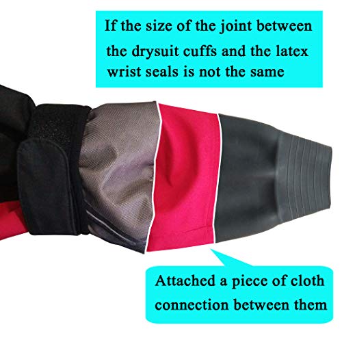Luoweikadeng Latex Wrist Seals for Dry Suit Fixes