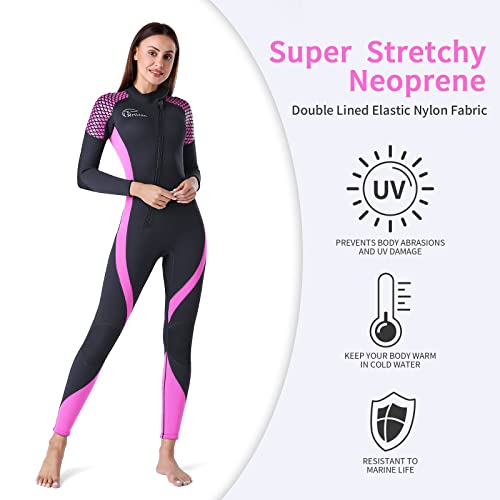 Women's 3mm Neoprene Kayaking Wetsuit - Cold Water