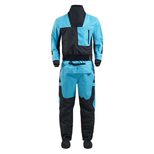 Men's Cold Water Kayaking Dry Suit - Blue (L)