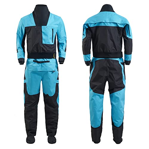 Men's Waterproof Blue Kayaking Dry Suit (XL)