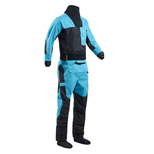 Men's Cold Water Kayaking Dry Suit - Blue (L)