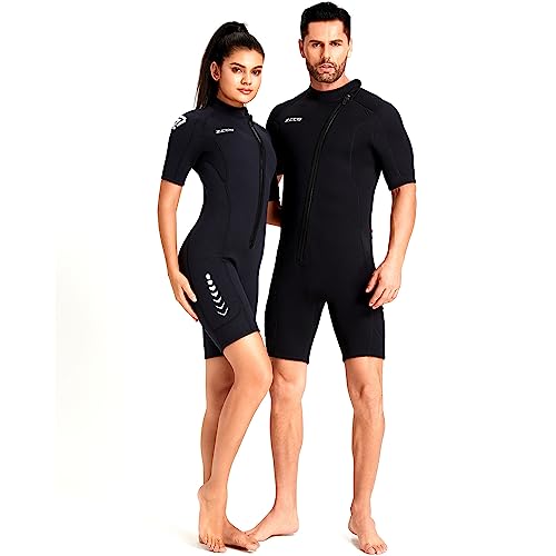ZCCO 3mm Neoprene Shorty Wetsuit - Unisex