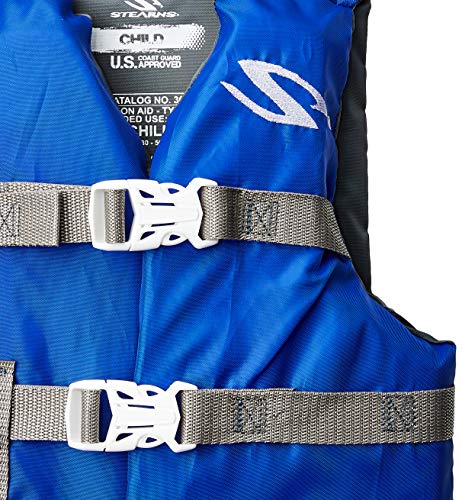 Kids' Blue Life Vest, 30-50 Lbs
