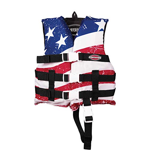 Stars and Stripes Life Jacket: Coast Guard Approved