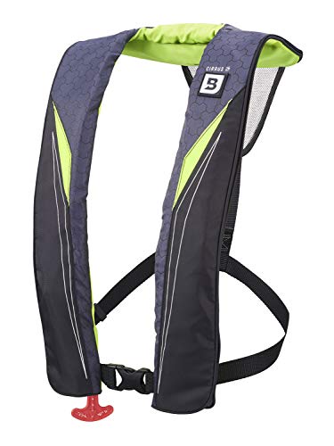 BLUESTORM Gear Cirrus26 Inflatable PFD Life Jackets | Adult Hi-Vis Green