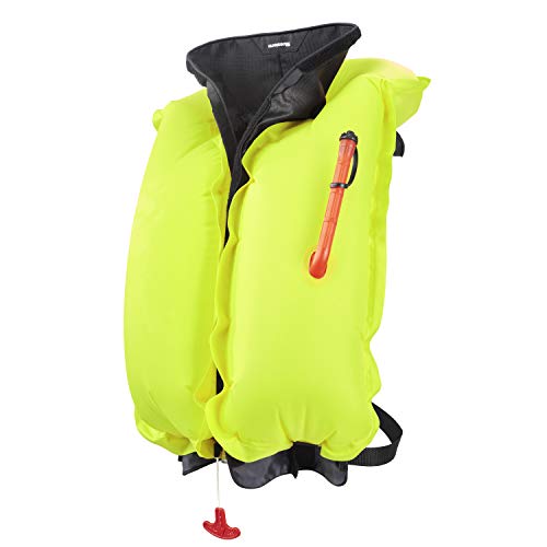 BLUESTORM Gear Cirrus26 Inflatable PFD Life Jackets | Adult Hi-Vis Green