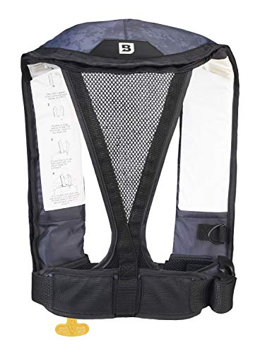 BLUESTORM Atmos 40 Inflatable PFD Life Jacket (Apex Black)