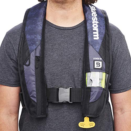 BLUESTORM Atmos 40 Inflatable PFD Life Jacket (Apex Black)