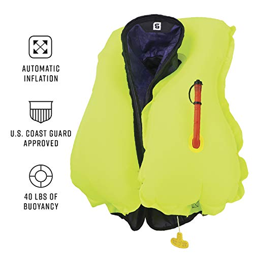 BLUESTORM Atmos 40 Inflatable PFD Life Jacket (Apex Black)