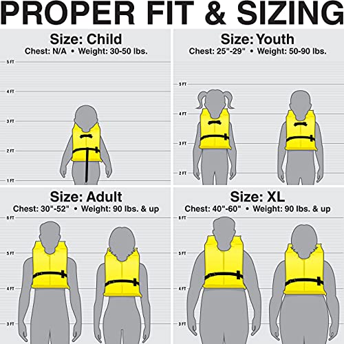 SEACHOICE 85520 Orange Adult Life Vest